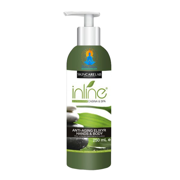 Elixyr Antiedad para manos y cuerpo Inline® hidratacion, nutricion, proteccion, purificante, renovador celular y antioxidante
