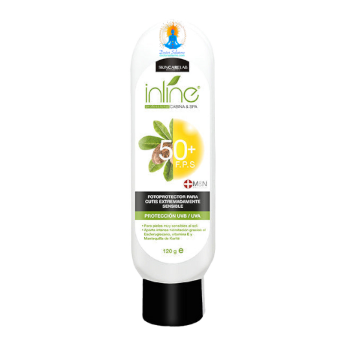 Fotoprotector FPS 50+ Inline previene el envejecimiento prematuro y la formación de manchas pigmentarias inducidas por el sol