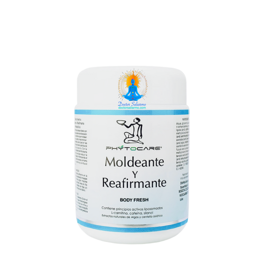 El Gel moldeante y reafirmante Phytocare es un gel hipotermico para tonificación corporal localizada. Contiene principios activos liposomados: Carnitina, Silanol, Cafeína, que moldean y tonifican el cuerpo, mejorando ostensiblemente el aspecto estético de la piel en donde se observaba flacidez