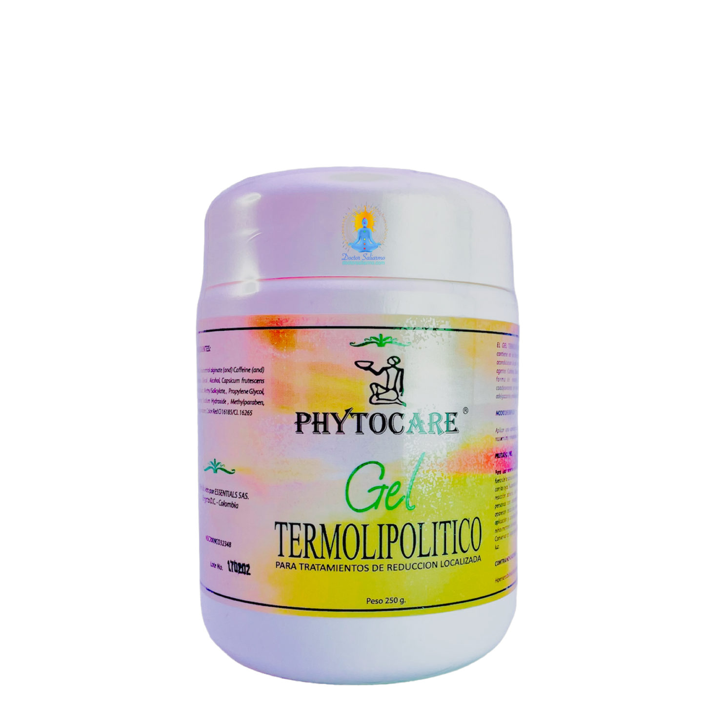 Gel termolipolitico Phytocare o "gel caliente” está indicado para ayudar a prevenir el envejecimiento de la piel, la celulitis y la flacidez.