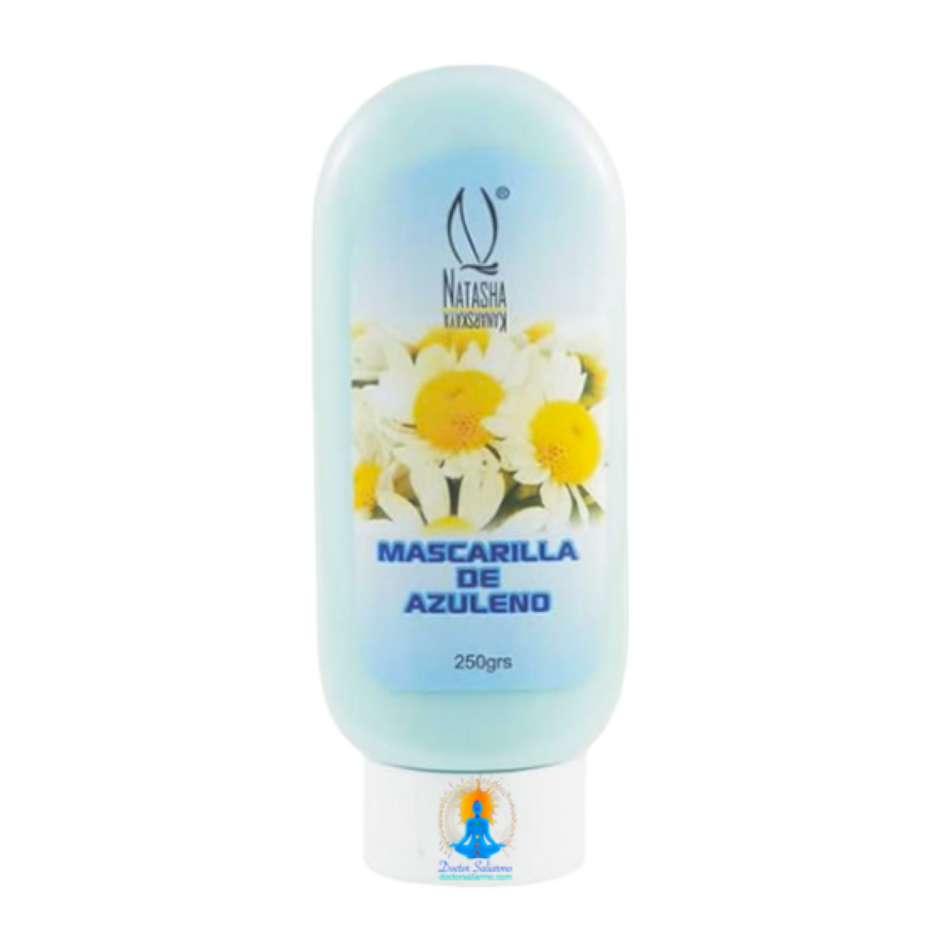 Gel mascarilla hidratante de Azuleno Natasha Kanarskaya hidrata, humecta, nutre, regenera, revitaliza y desinflama la piel del rostro.