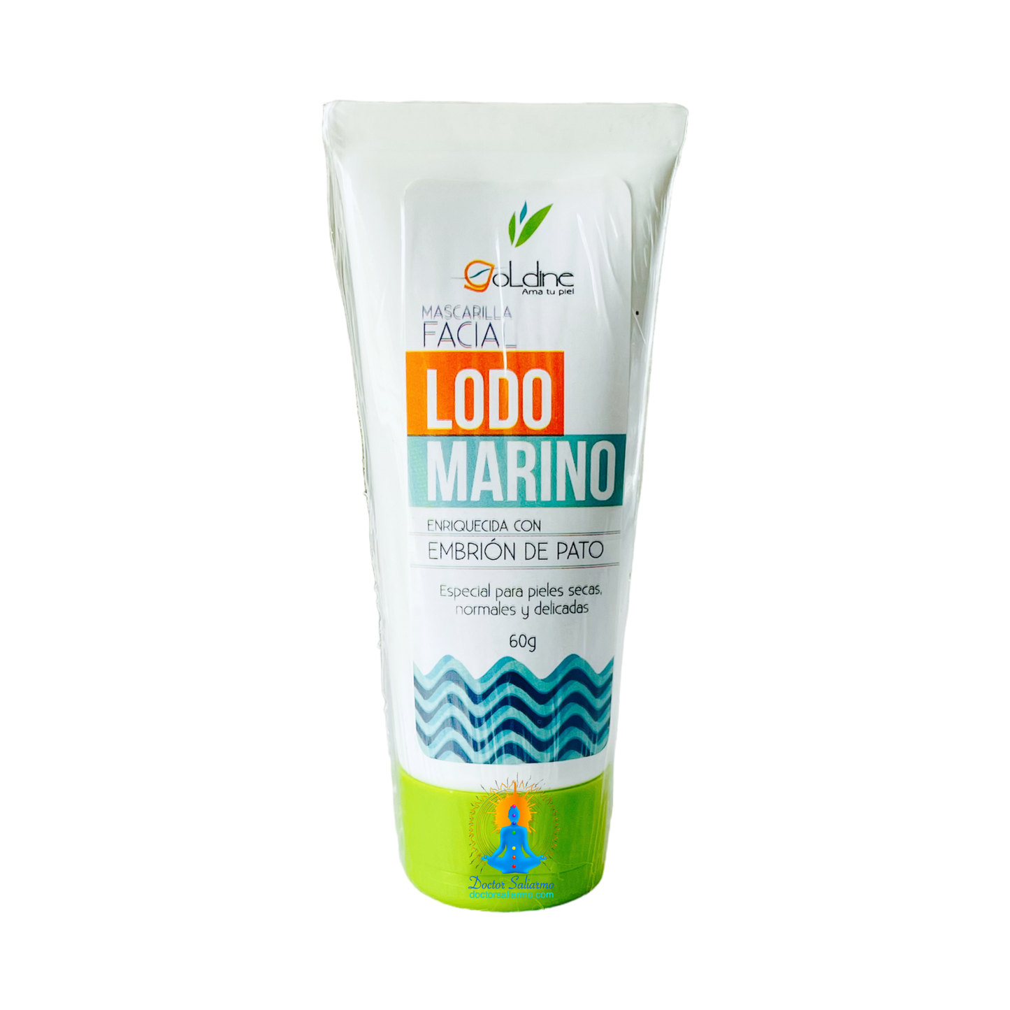 Mascarilla de lodo marino proporciona una acción humectante, emoliente, limpia la suciedad de las pieles secas y delicadas.