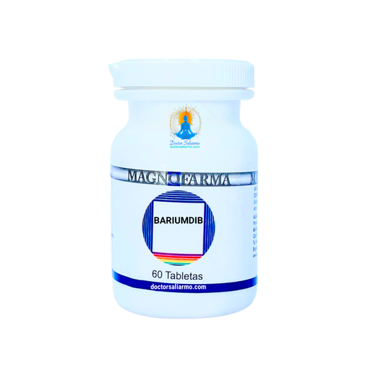 bariumdib indicado en #arteriosclerosis #trastornos circulatorios periféricos #hipertensión arterial #nefrosclerosis #periarteritis nodosa #envejecimiento prematuro #debilidad de la memoria #pólipos #diferentes fases de degeneración de diferentes tejidos en adultos mayores