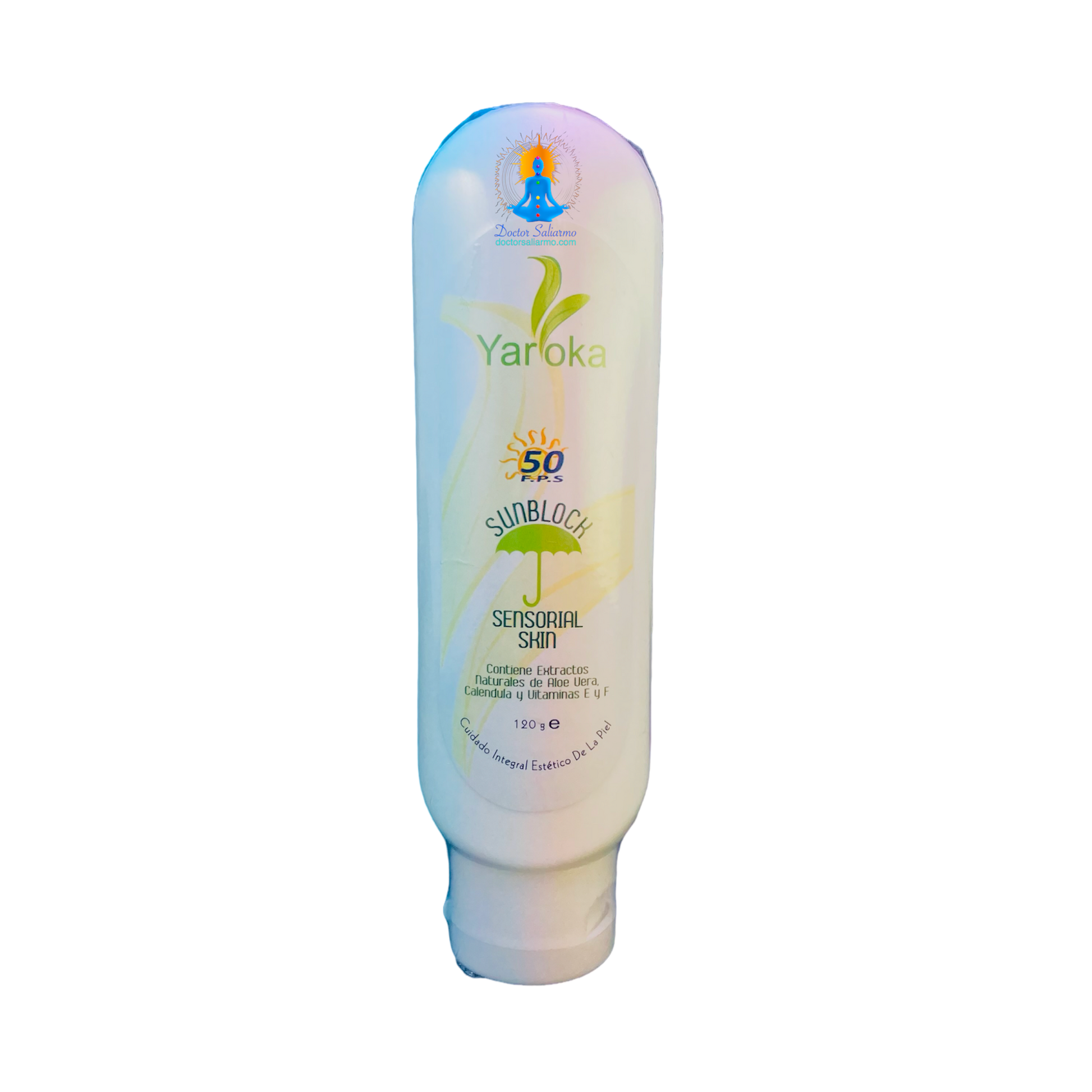 Protector solar sunblock sensorial skin Yaroka Inline es bloqueador solar fotoprotector facial que evita fotoenvejecimiento.